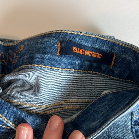 Jag Jeans - 10, relaxed boyfriend, deconstructed jeans, patchwork‎ - Picture 7 of 11